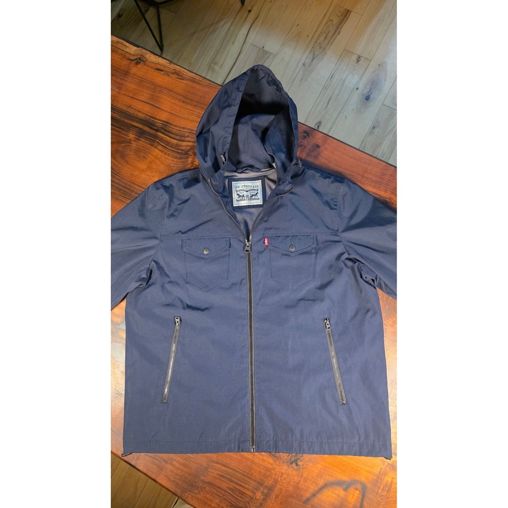 LEVIS HOODED WINDBREAKER ARCTOC UNISEX GORPCORE STREETWEAR ATHELEISURE Y2K